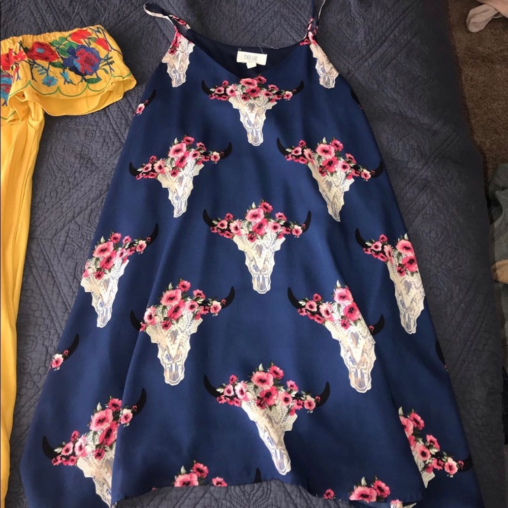 Cow skull dress